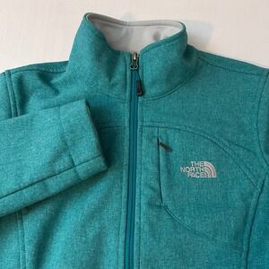 The North Face Apex Bionic Softshell‎ Jacket Womens Small Turquoise Teal